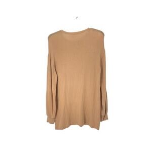 Reformation‎ Jeans Tunic Knit Top Size M Lagenlook Minimalist Capsule Neutral